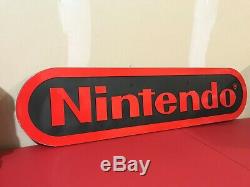 Vintage 1990's Nintendo Store Display Sign Authentic! Amazing Condition