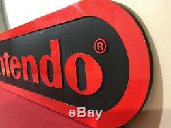 Vintage 1990's Nintendo Store Display Sign Authentic! Amazing Condition