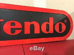 Vintage 1990's Nintendo Store Display Sign Authentic! Amazing Condition