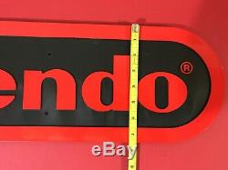 Vintage 1990's Nintendo Store Display Sign Authentic! Amazing Condition