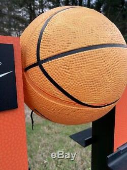 Vintage 1990s Nike Store Display Sign Orange Swoosh Basketball Jordan 90s