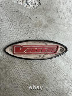 Vintage 1990s Vans Off The Wall Skate Shoe Adverting Display Sign 11x 3.5