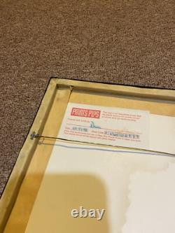 Vintage 1995 Nike Just Do It Framed Rectangular 37x13 Store Display Promo Sign