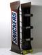 Vintage 1997 Snickers Advertising Counter Top Display Rack Milky Way Mars M&Ms
