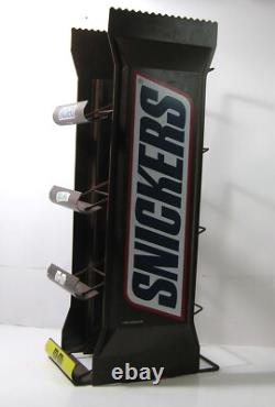 Vintage 1997 Snickers Advertising Counter Top Display Rack Milky Way Mars M&Ms