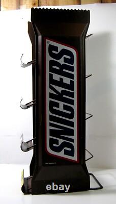 Vintage 1997 Snickers Advertising Counter Top Display Rack Milky Way Mars M&Ms