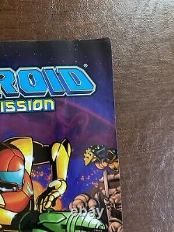 Vintage 2004 Nintendo GameBoy Metroid Zero Mission store Display Sign Poster GBA