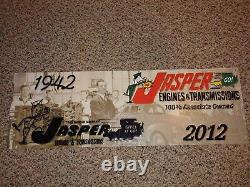 Vintage 2012 Near Mint Jasper Engines & Transmission Embossed Metal Wall Sign