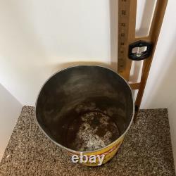 Vintage 60s Ray-O-Vac battery 2 sided advertising store display trash can 14.5