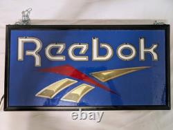 Vintage 90s Reebok lightup retail sign