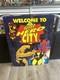 Vintage 90s TOYS R US MARVEL STORE DISPLAY SIGN Super Hero City 1994 Poster Rare