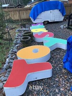 Vintage 90s Toys R Us Sign Letters HUGE? Electric Store Signage XLG Lighted