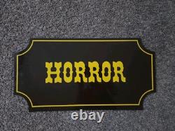 Vintage Adventureland Video Store Horror Sign