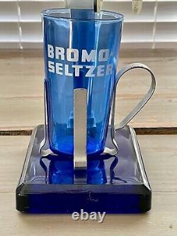 Vintage Advertising 1930's Bromo Seltzer Counter Top Display Dispenser Sign