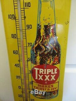 Vintage Advertising Triple XXX Soda Store Thermometer Display 963-q