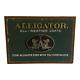 Vintage Alligator All-weather Coats Store Display Sign. Menswear Womenswear Rare