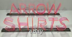 Vintage Arrow Shirts Clothing Retail Store Sign Display Advertising 24