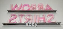 Vintage Arrow Shirts Clothing Retail Store Sign Display Advertising 24
