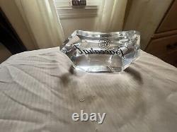 Vintage Baccarat Crystal Store Display Sign almost perfect 1 tiny chip in photo