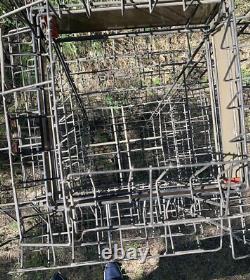 Vintage Bantam Books Store Display Rack 8 Tier Wire Rack With 4 Sided Sign