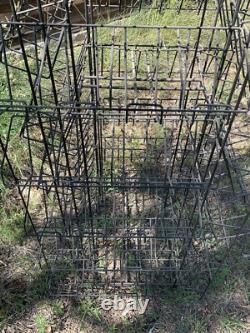 Vintage Bantam Books Store Display Rack 8 Tier Wire Rack With 4 Sided Sign