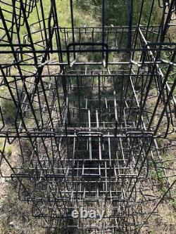 Vintage Bantam Books Store Display Rack 8 Tier Wire Rack With 4 Sided Sign