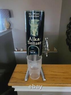 Vintage Be Wise Alkalize Alka Seltzer Dispenser Display Sign
