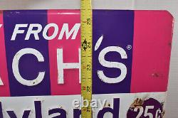 Vintage Brachs Candyland 25 Cent Candy Display Rack Sign