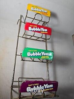 Vintage Bubble Yum 4 Tier Retail Store Tabletop Rack Display