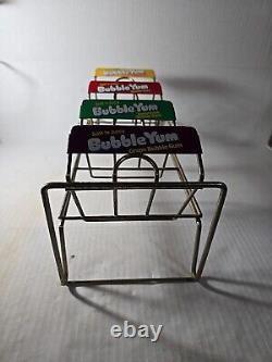 Vintage Bubble Yum 4 Tier Retail Store Tabletop Rack Display