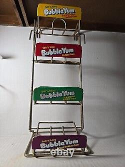 Vintage Bubble Yum 4 Tier Retail Store Tabletop Rack Display