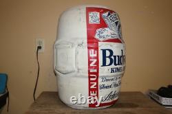 Vintage Budweiser Beer Kegs For Sale Anheuser Busch 22 Metal Store Display Sign