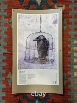 Vintage Burton 2001 Seven Snowboard In-store Display Art John Copeland Raven