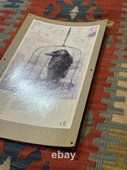 Vintage Burton 2001 Seven Snowboard In-store Display Art John Copeland Raven