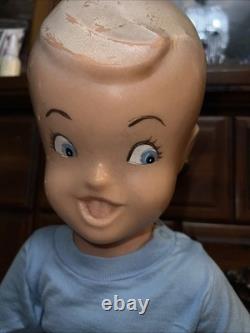 Vintage Buster Brown Advertising Store Display Mannequin Toddler Doll 31 Tall