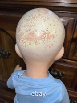 Vintage Buster Brown Advertising Store Display Mannequin Toddler Doll 31 Tall