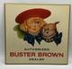 Vintage Buster Brown & Dog Dealer Store Display Sign Easel Back Masonite 14 Vgc