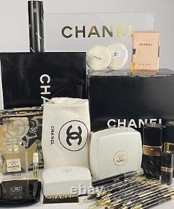 Vintage CHANEL Acrylic? Store Display Perfume Make Up? Body? Wrapping Paper Bags