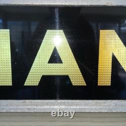 Vintage CHANEL Sign Department Store Display Light up box chain c. 1950 made USA