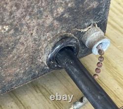 Vintage CHANEL Sign Department Store Display Light up box chain c. 1950 made USA