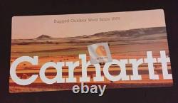 Vintage Carhartt Sign 18 X 36 Store Sign Department Store NOS Double Sided