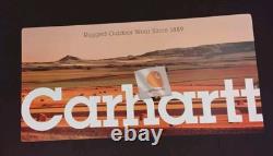 Vintage Carhartt Sign 18 X 36 Store Sign Department Store NOS Double Sided