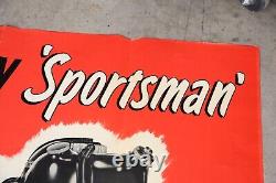 Vintage Chainsaw Sign Store Display Titan Sportsman Poster Advertising Tool