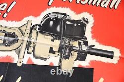 Vintage Chainsaw Sign Store Display Titan Sportsman Poster Advertising Tool