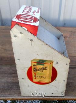 Vintage Chesterfield-lm Cigarettes Metal Store Display-sign-tobacco-18-1940-50