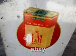 Vintage Chesterfield-lm Cigarettes Metal Store Display-sign-tobacco-18-1940-50