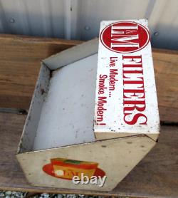 Vintage Chesterfield-lm Cigarettes Metal Store Display-sign-tobacco-18-1940-50