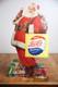Vintage Christmas cardboard Sign Pepsi General Store Santa Display soda bottle