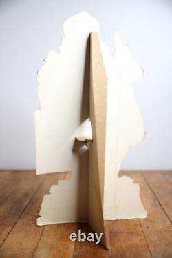 Vintage Christmas cardboard Sign Pepsi General Store Santa Display soda bottle