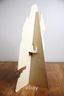 Vintage Christmas cardboard Sign Pepsi General Store Santa Display soda bottle